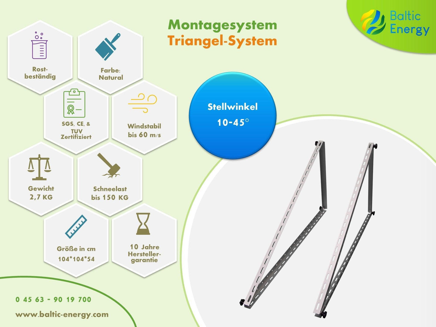 Triangelsystem 104 (Silber) - Baltic Energy