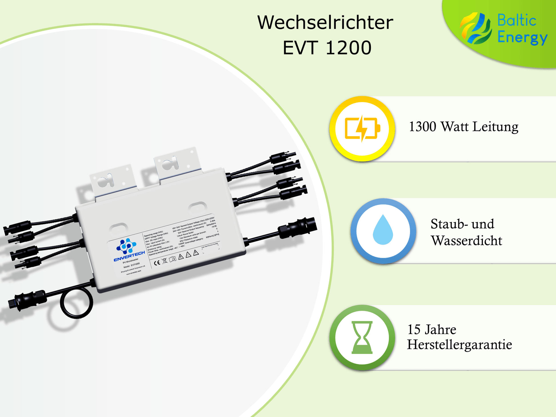 AEconversion Micro-Wechselrichter,Solartechnik, Energie sparen u.v.m.